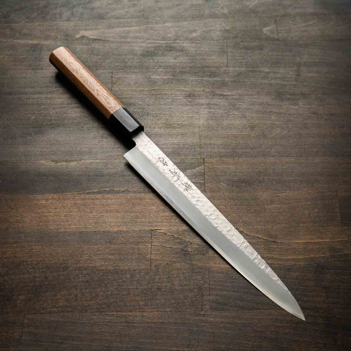 Nakagawa x Kikumori Ginsan Tsuchime Yanagiba 240mm