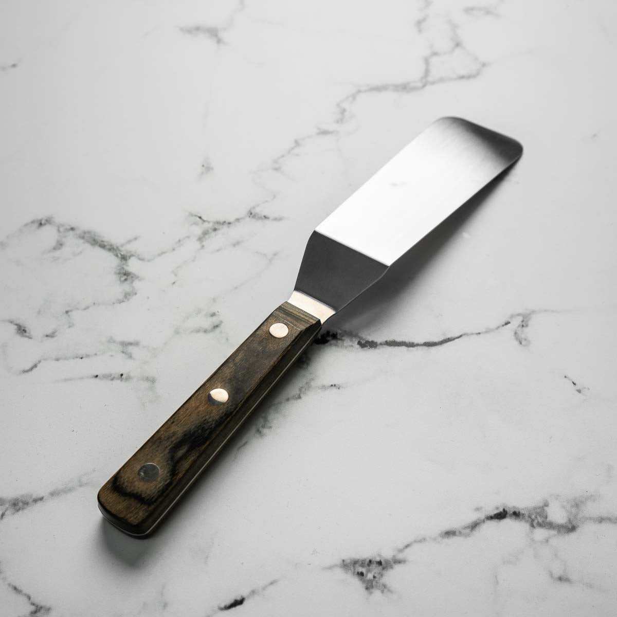 Stainless Steel Spatula Large - Wooden Handle