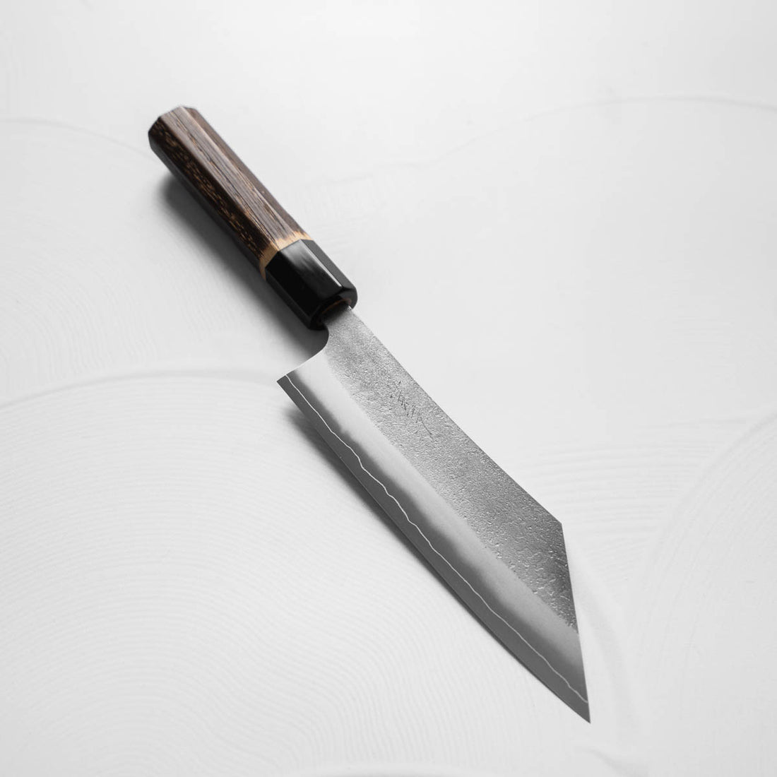 Shigeki Tanaka Ginsan Silver 3 Stainless Steel Japanese Chef's Hakata Knife  180mm with Ebony Handle