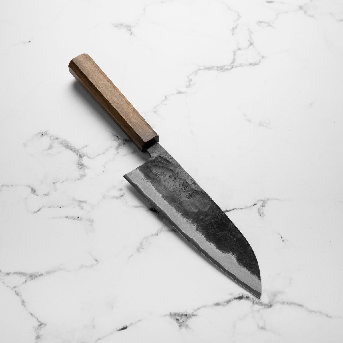 Hatsukokoro Sumi Blue 2 Kurouchi Santoku 165mm