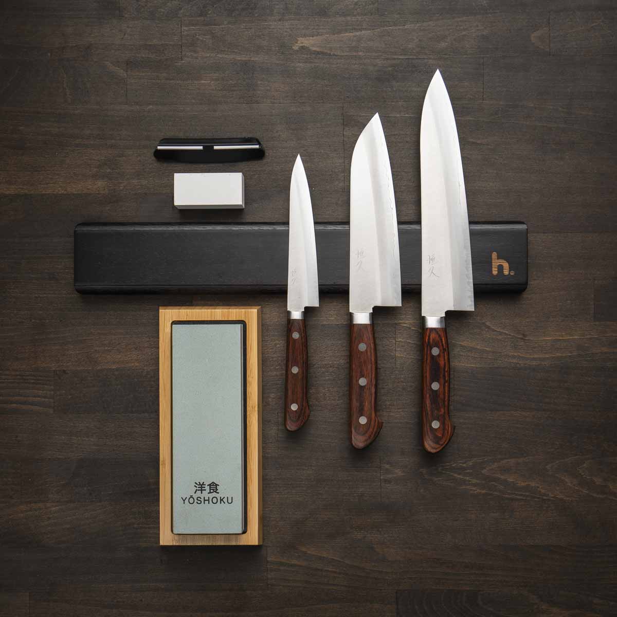 Tsunehisa VG1 - 3 Knife Set - Magnetic Strip