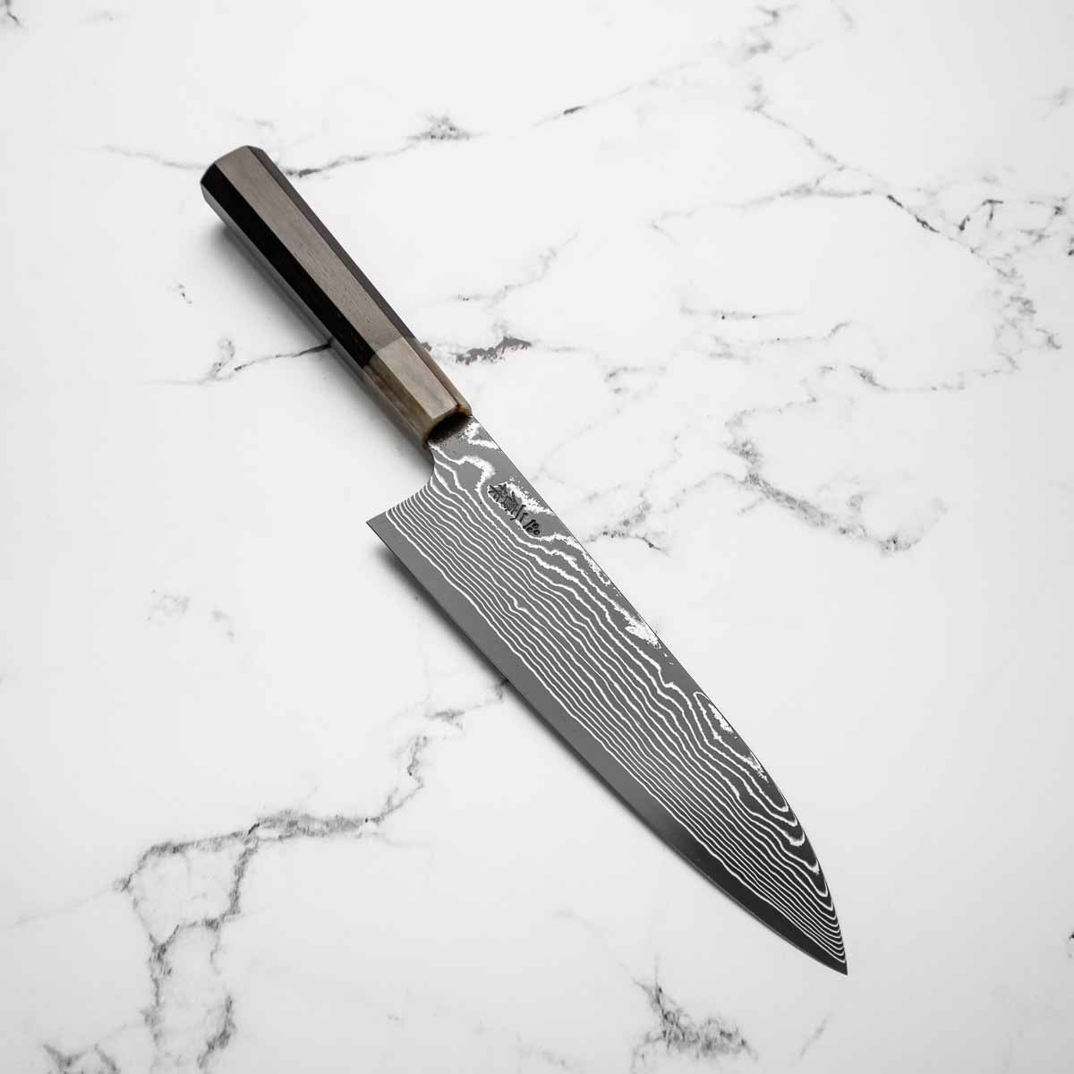 Nigara Hamono "Anmon" SG2 Damascus Gyuto 210mm