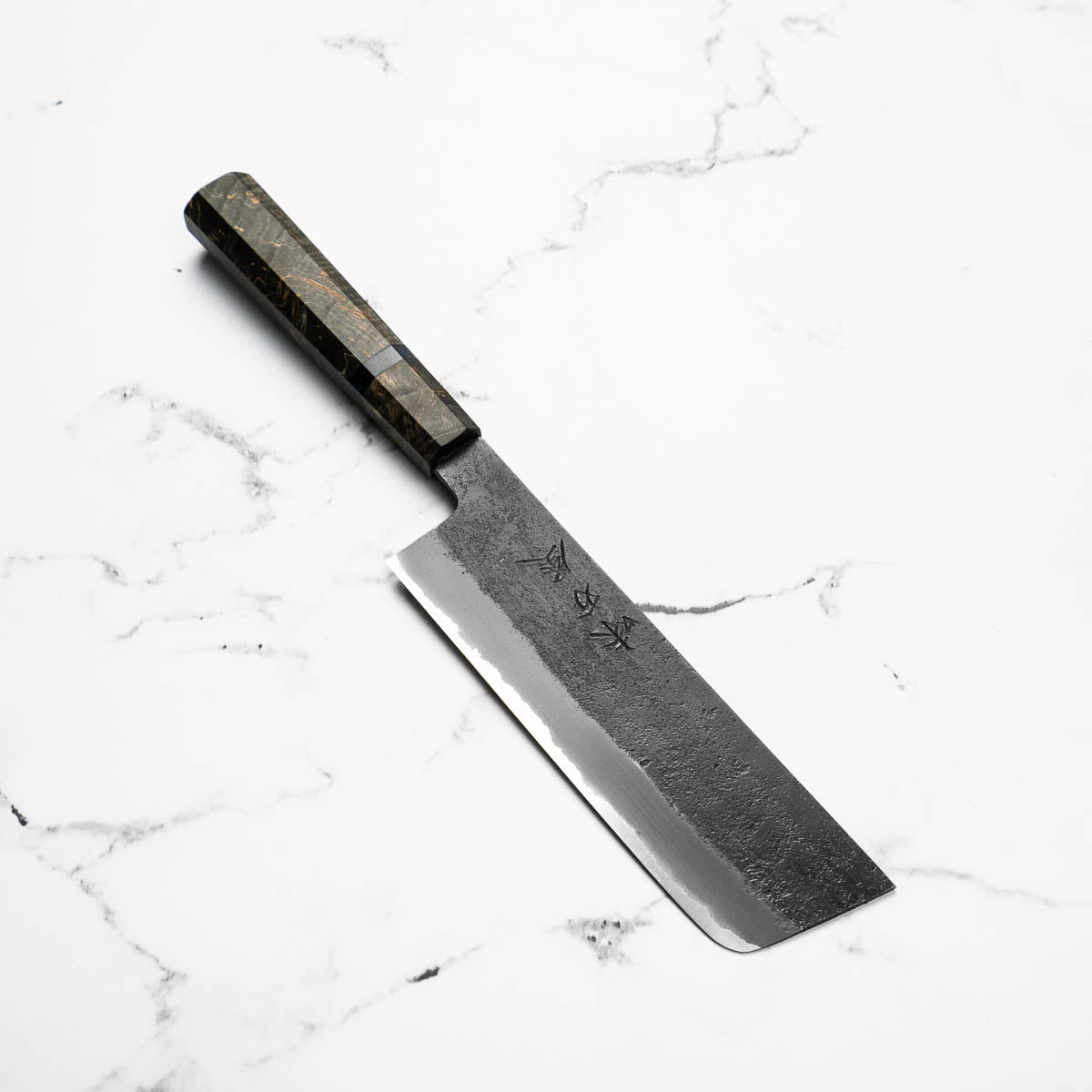 Mutsumi Hinoura Ajikataya White 2 SS Clad Nakiri 165mm