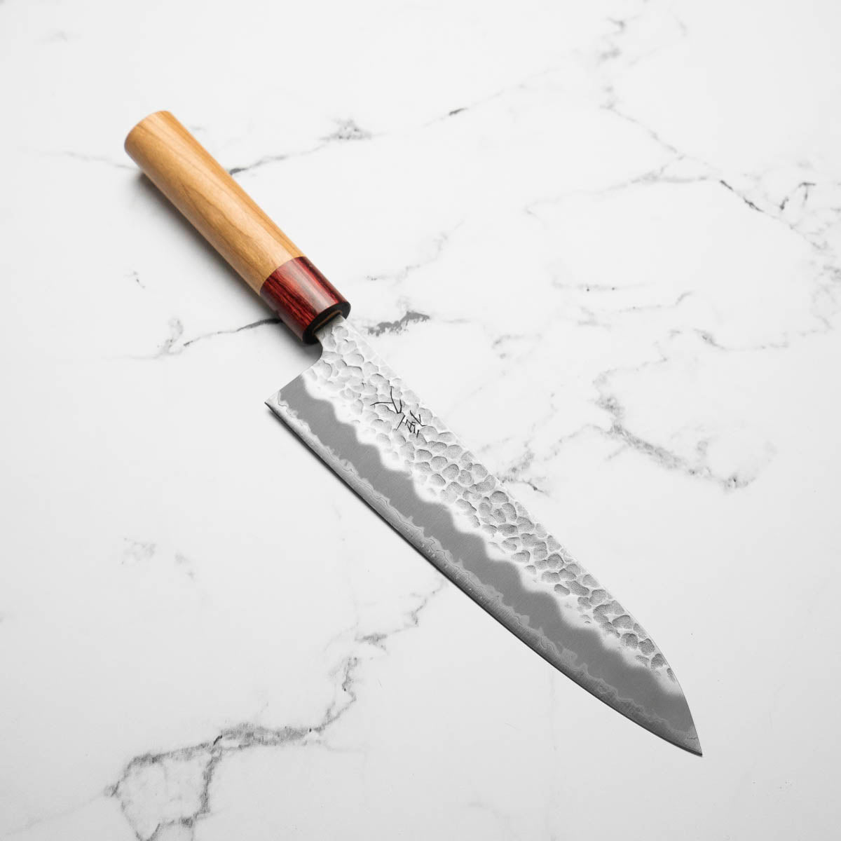 Tsunehisa Blue Super Tsuchime Gyuto 210mm - Cherry