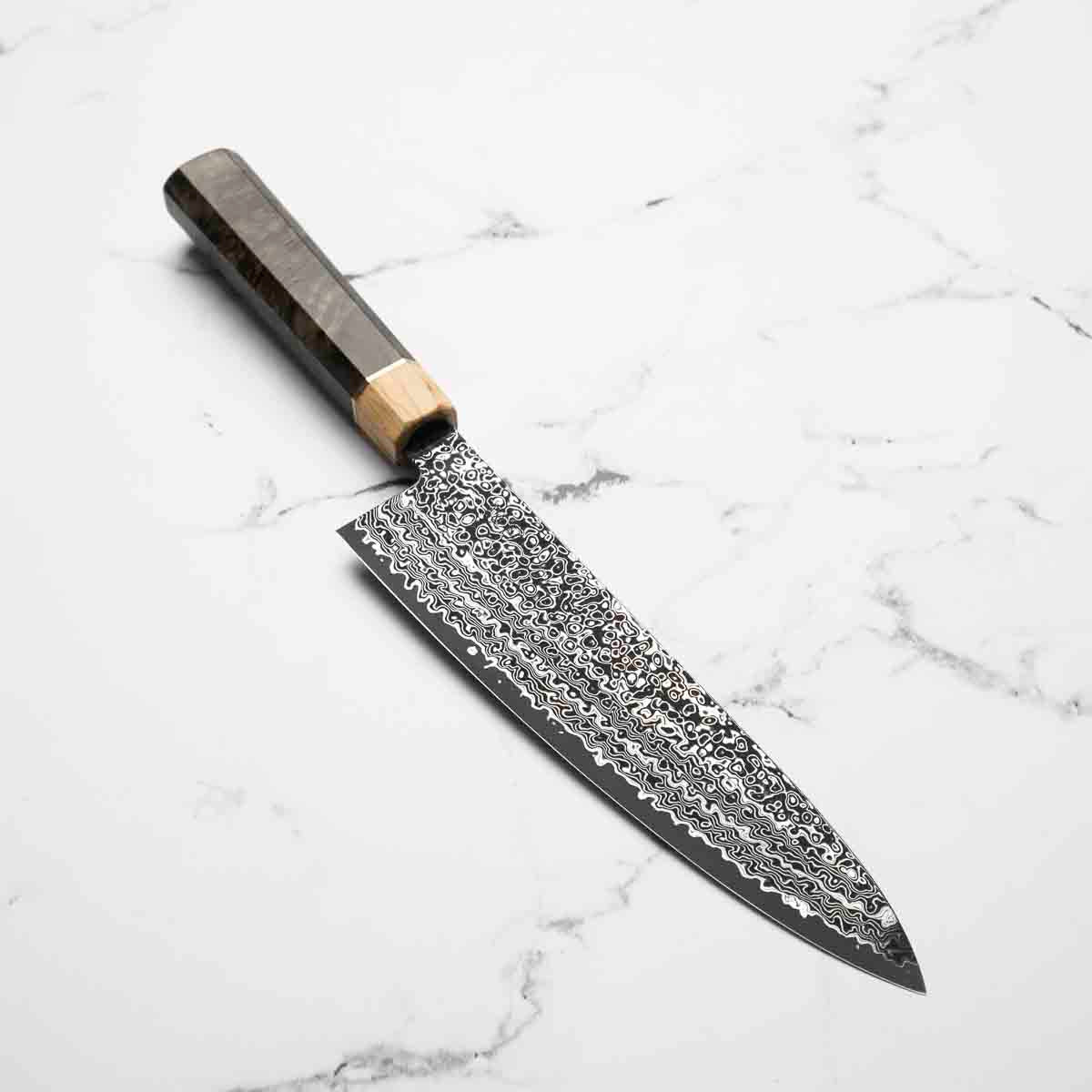 Senzo Dawn SG2 Damascus Gyuto - Limited Edition