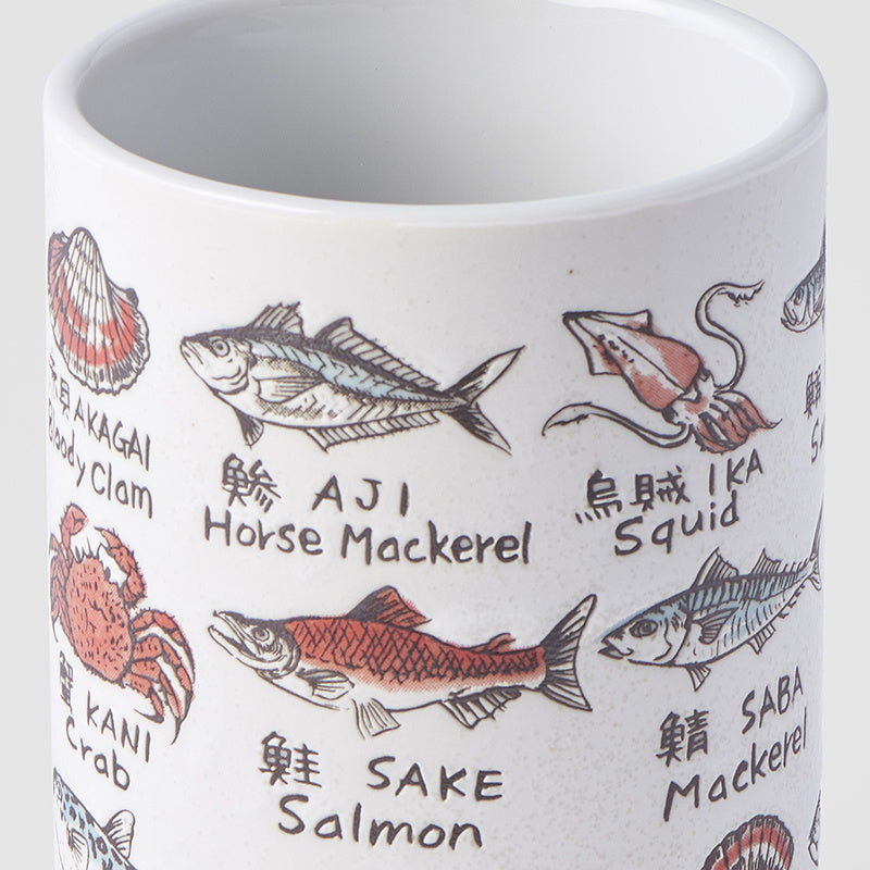 Fishes around deals a mug